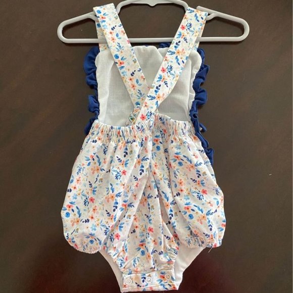 Blue Floral Bubble - Picture 2 of 3